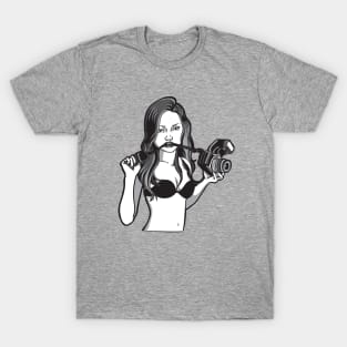 Girl with camera T-Shirt